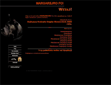Tablet Screenshot of margarejro.psiaki.pl